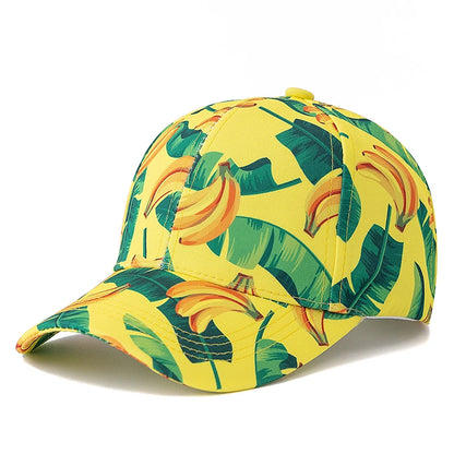 Unisex Summer Baseball Cap Fruit Print Men Women Cap