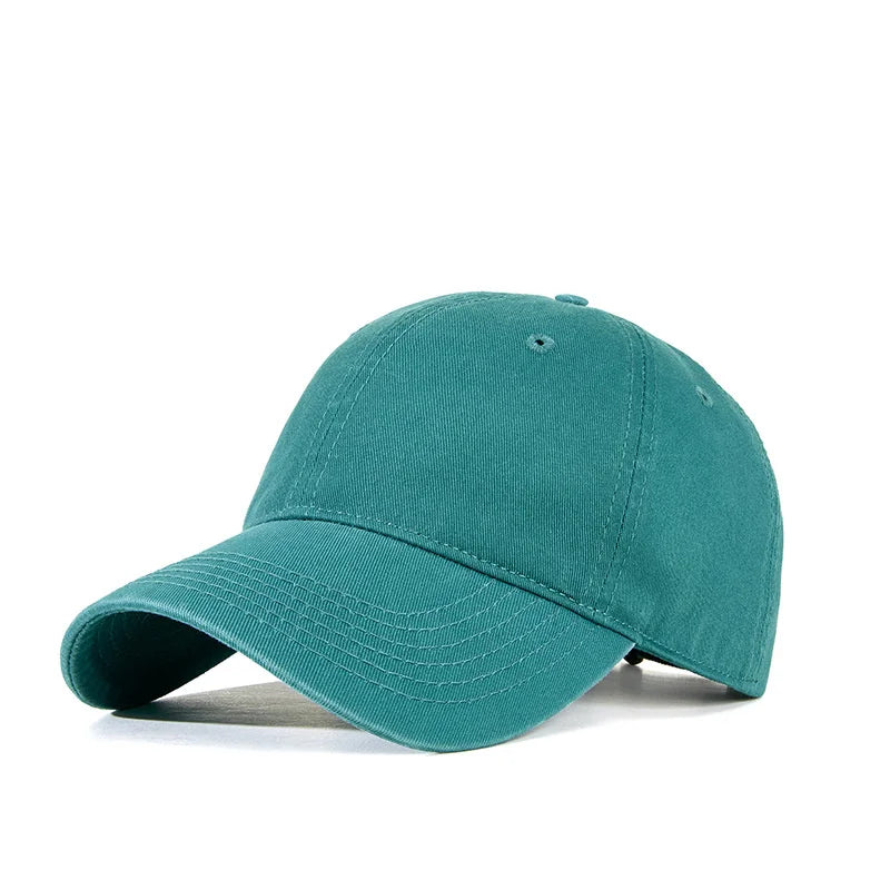 High Quality Soft Cotton Blank Golf Hat Ladies Solid Color Sun Cap