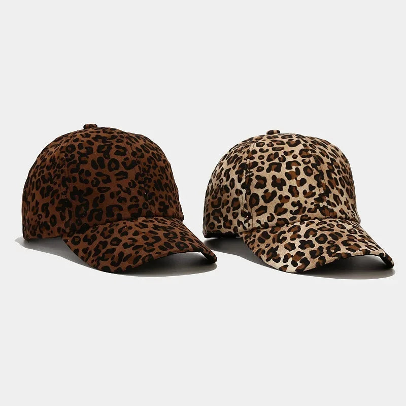 Plain Baseball Visor Cap Unisex Hat Leopard Print Baseball Caps