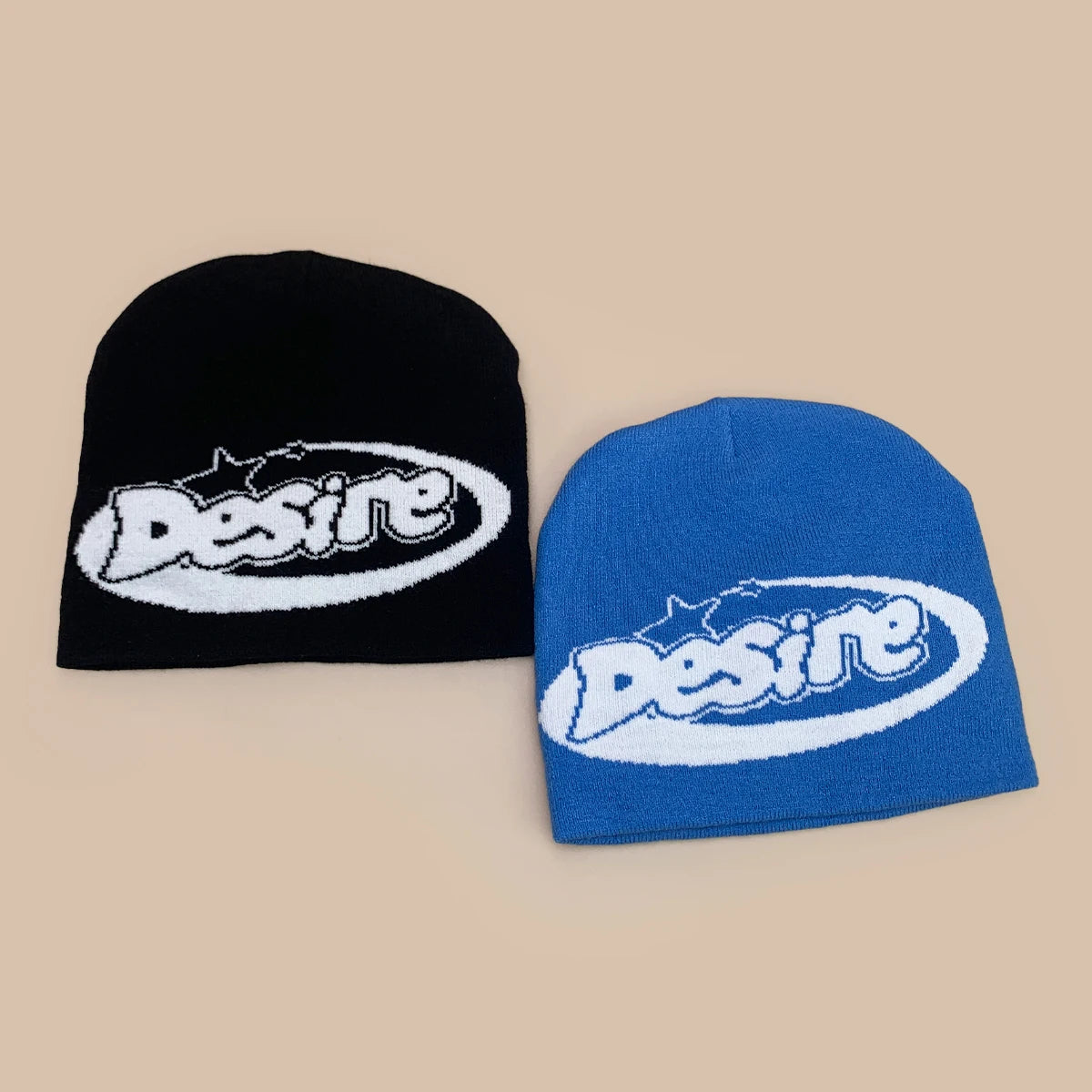Casual Jacquard Lightning Star Letters Knitted Hats
