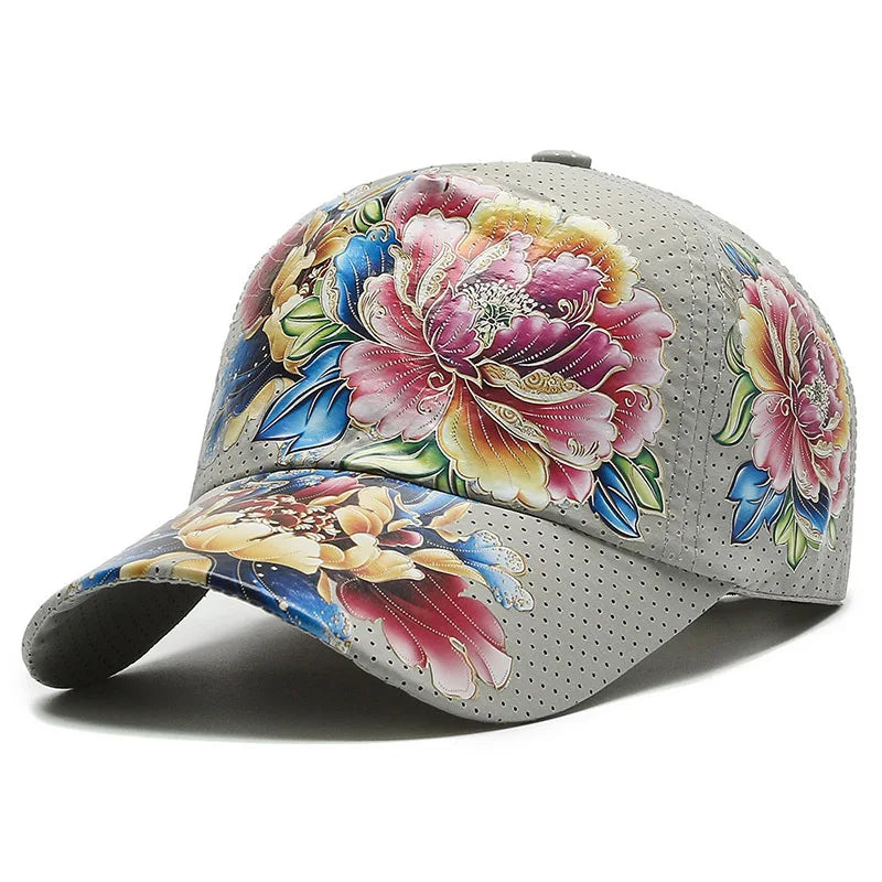 Men Women Floral Baseball Cap