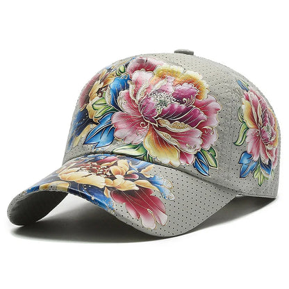 Men Women Floral Baseball Cap