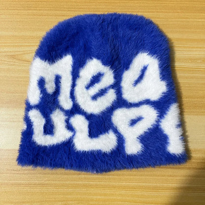 New Ins Popular Unisex Autumn Funny Hat Mink Fur Winter Women's Cap