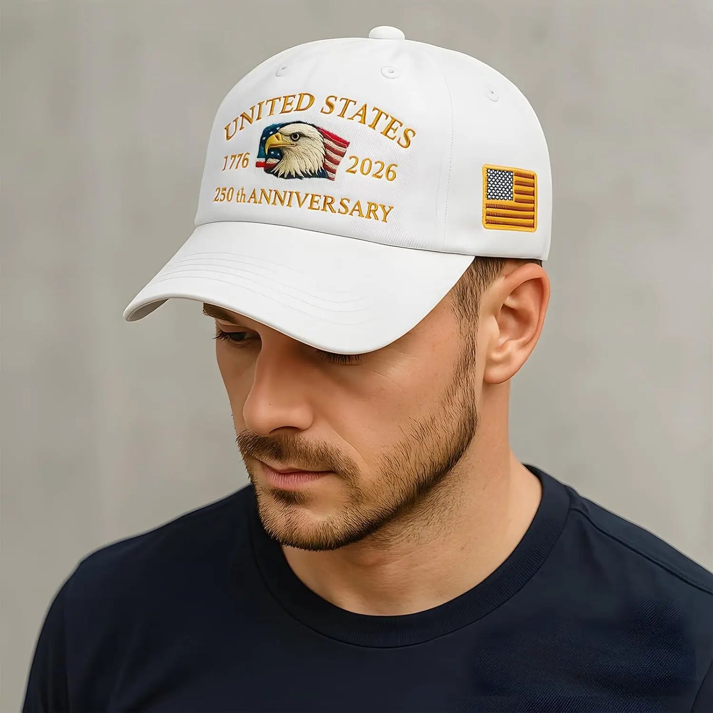 United States 250th Anniversary Baseball Cap - Eagle & Liberty Design