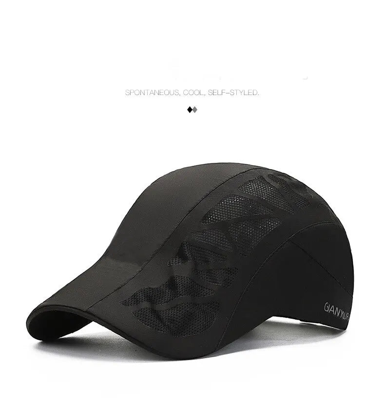 Summer Hat Men Casual Baseball Cap Fast Drying Breathable Forward Cap Outdoor Sun Protection Shade Baseball Cap