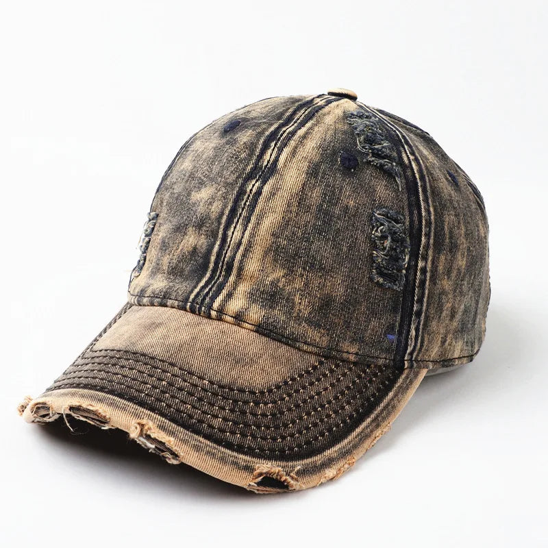 New Unisex Custom Logo Hole Broken Baseball Caps