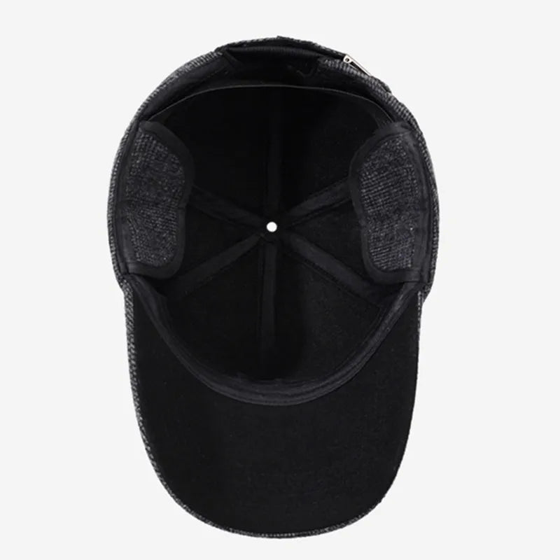 New Winter Fleece-Lined Plush Thickened Warm Baseball Caps