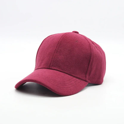 Wholesale Suede Baseball Cap Autumn Winter for Men Women