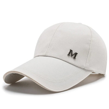Men Women Baseball Cap Summer Cotton Hat Cap Adult Sport Sun Hat Casual Long Brim Sunscreen Golf Cap