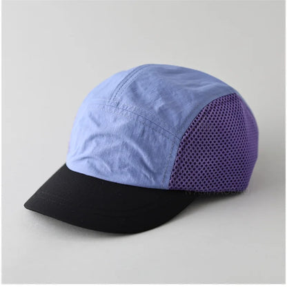 New 5 Panel Quick Dry Mesh Baseball Cap