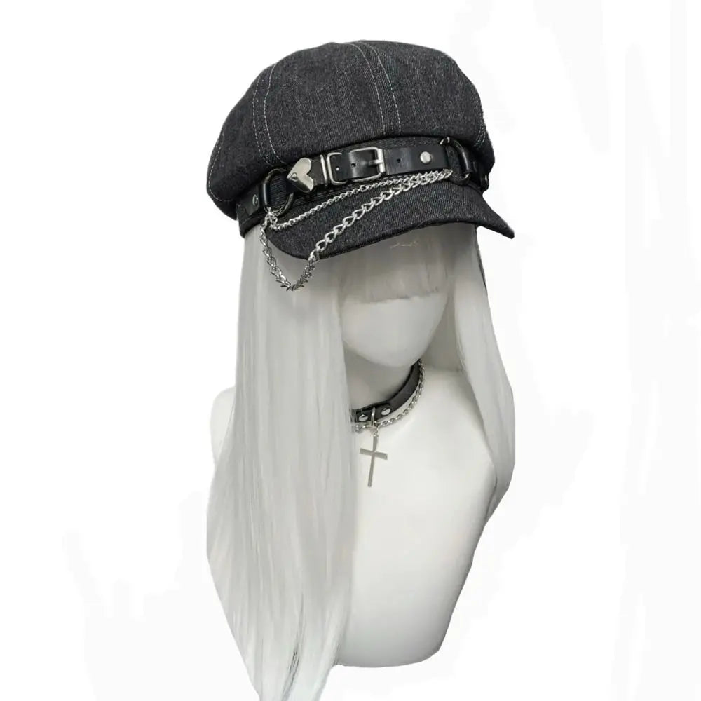Octagonal Harajuku Beret Hat Casual Wear