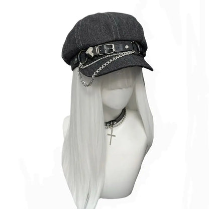 Octagonal Harajuku Beret Hat Casual Wear