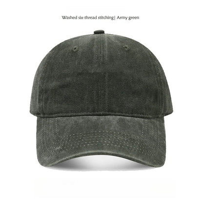 Washed Cotton Solid Dad Hat Unisex Baseball Cap