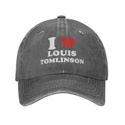 I Love Louis Tomlinsons Casual Baseball Cap for Men Adult Summer