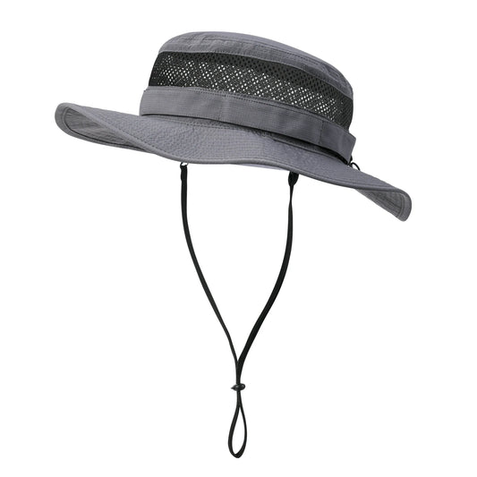 Men Breathable Cowboy Boonie Hat