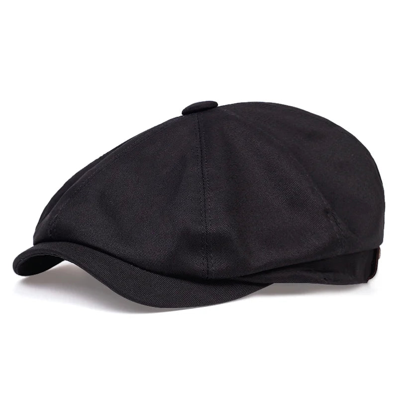 Men Retro Newsboy Caps Stitching Berets Cap
