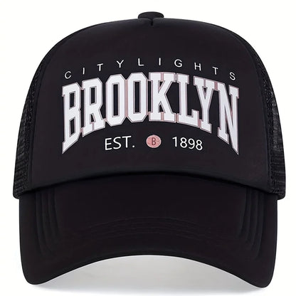 Unisex Brooklyn Printing Baseball Net Caps Spring and Summer