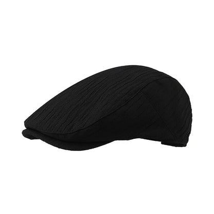 Artist Painter Striped Beret Hat Male Female Flat Caps