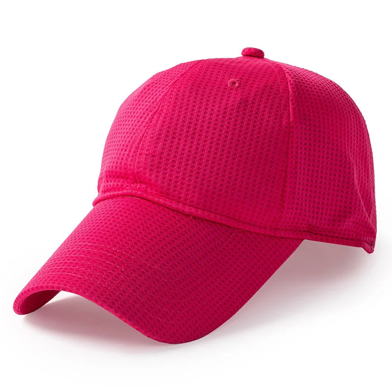 Breathable Quick-Dry Athletic Mesh Long Peak Baseball Cap Summer for Men And Women