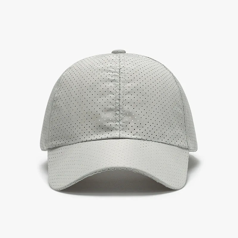 Hat Men Spring Summer Solid Color Mesh Cap Baseball Cap Women Autumn