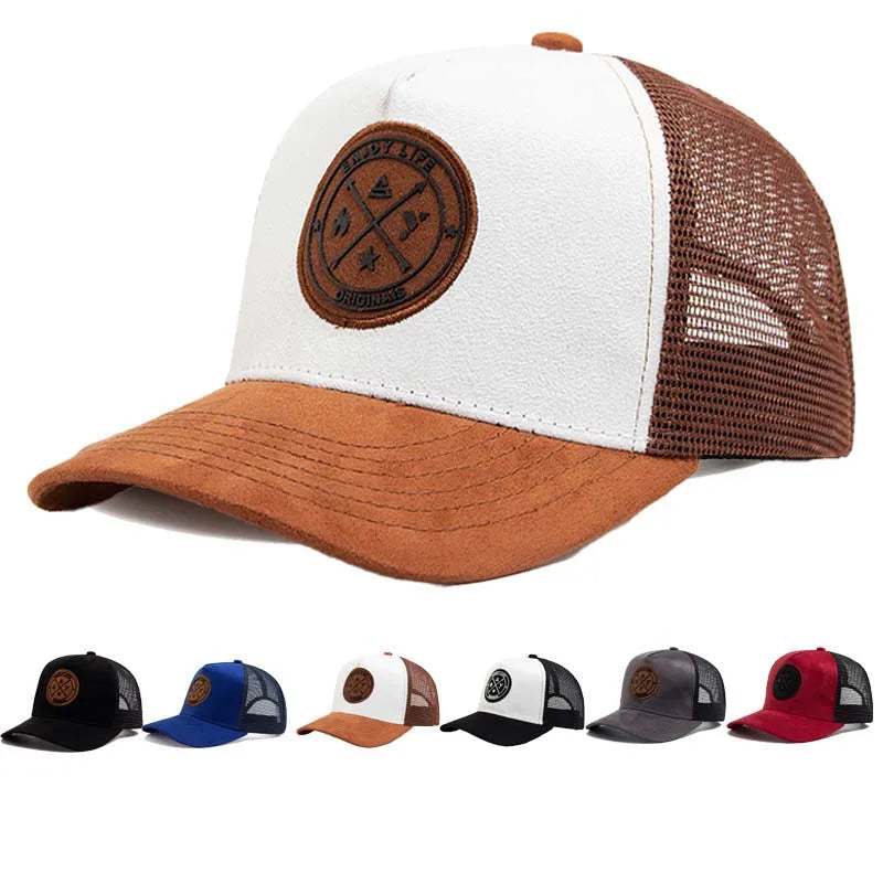 Hot selling high quality Mesh Baseball Cap unisex Fashion Casual Breathable Letter Icon Hip Hop