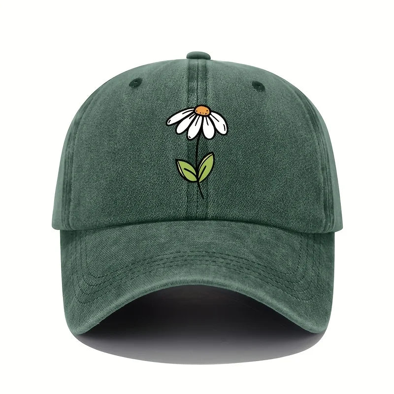 Floral Printed Baseball Cap Men's and Women's All Season