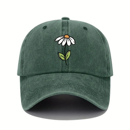 Floral Printed Baseball Cap Men's and Women's All Season