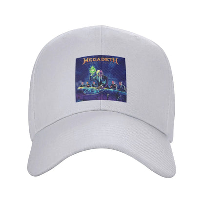 Unisex Baseball Hats Megadeth Rock Band Dave Mustaine Outdoor Streetwear Summer Sports