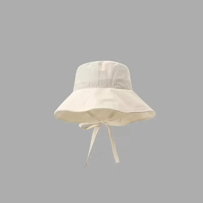 Fashion Solid Color Sunscreen Bucket Hat