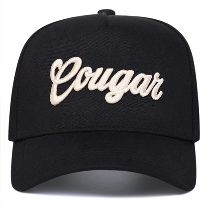 Unisex Cougar Letter Embroidery Baseball Caps Spring Autumn
