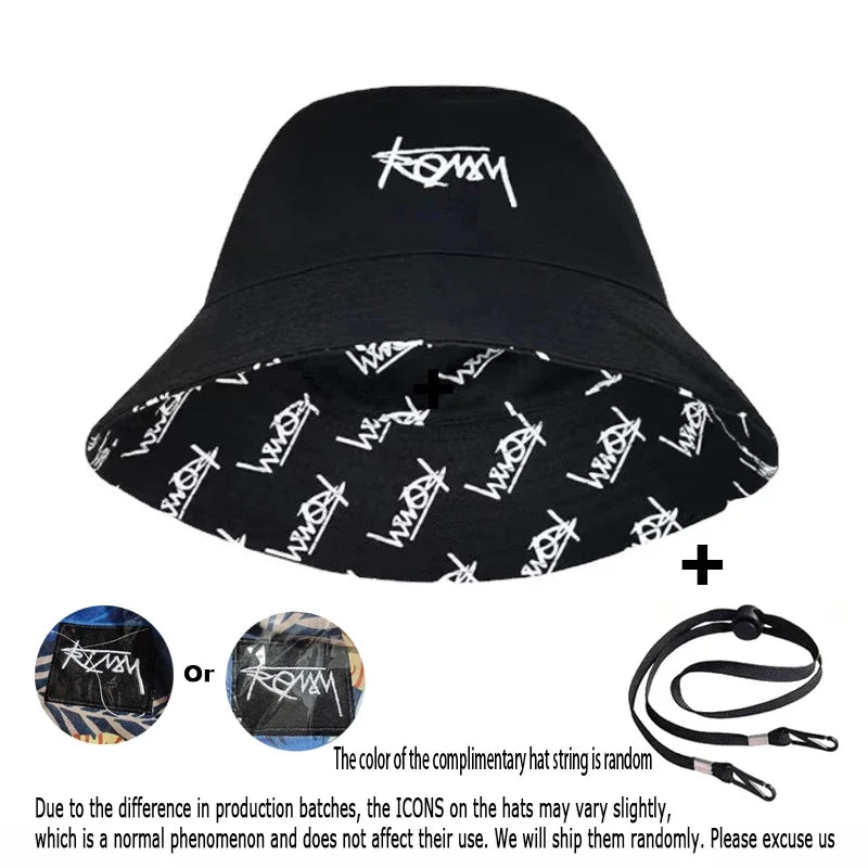 Fashion Double-sided Fisherman's Hat, Foldable Portable for Both Men Women