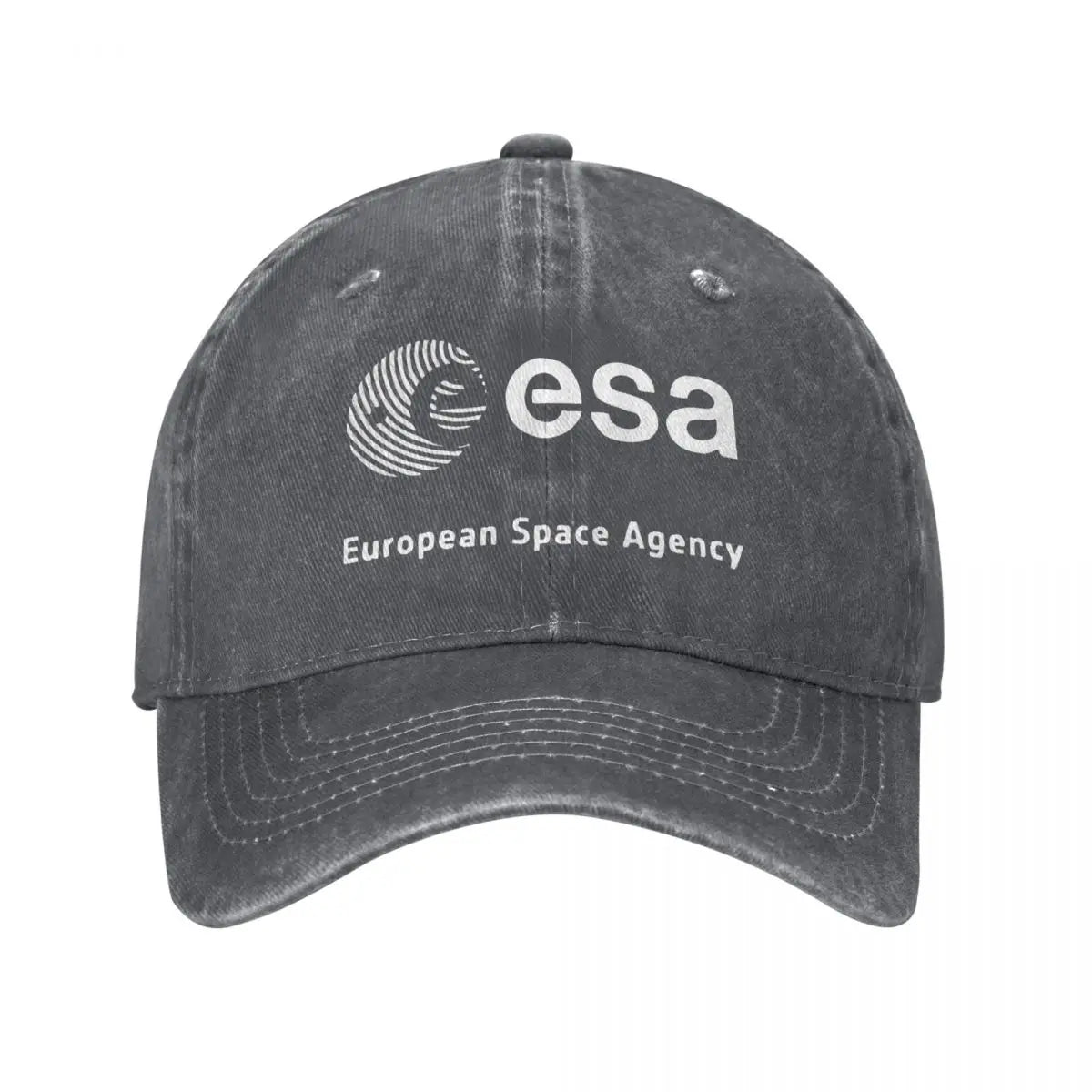 Vintage Esa European Space Agency Baseball Caps Unisex Distressed Denim Snapback Cap