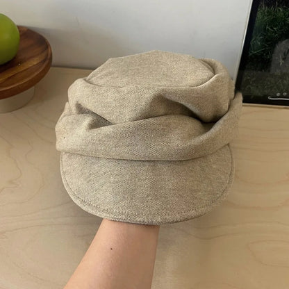 Fashion Warm Winter Berets Hat Retro Solid Color French Artist Hat