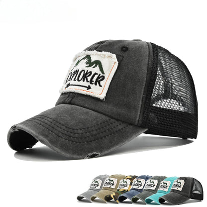 Outdoor Casual Cap For Men Women Simple Letter Patch Design Baseball Cap Summer