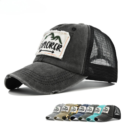 Outdoor Casual Cap For Men Women Simple Letter Patch Design Baseball Cap Summer