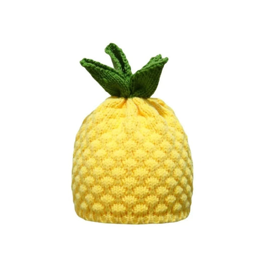 Lemon Creative Knitted Fruit Hat Warm Thick Strawberry Pullover Cap