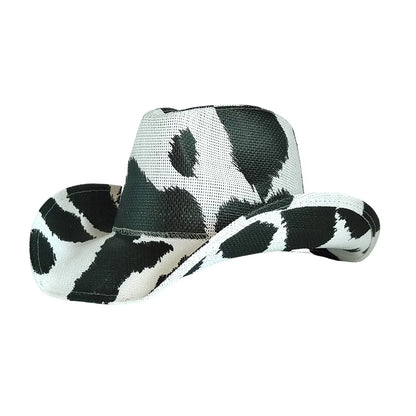 Western Cowboy Straw Hat Women Fashion Large Brim Straw Hat Breathable Outdoor