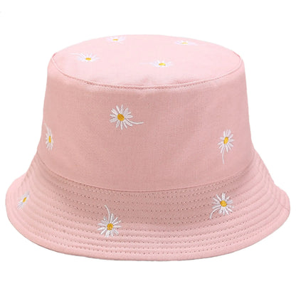 Women's Fisherman Cap Flower Reversible Bucket Hat