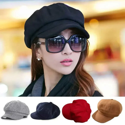 Retro Newsboy Caps Winter Women Gatsby Cap