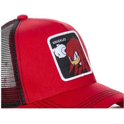 Unisex Cartoon Blue Hedgehog Breathable Mesh Baseball Hat