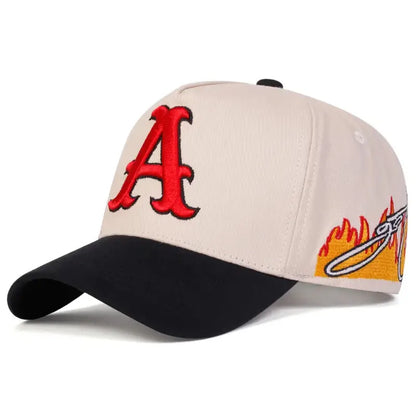 Creative Baseball Hat A Letter Embroidered Street HipHop