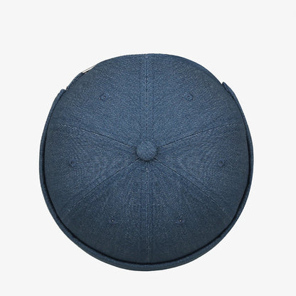 Denim Beanie Hats Men Women Docker Cap Dome Melon Cap