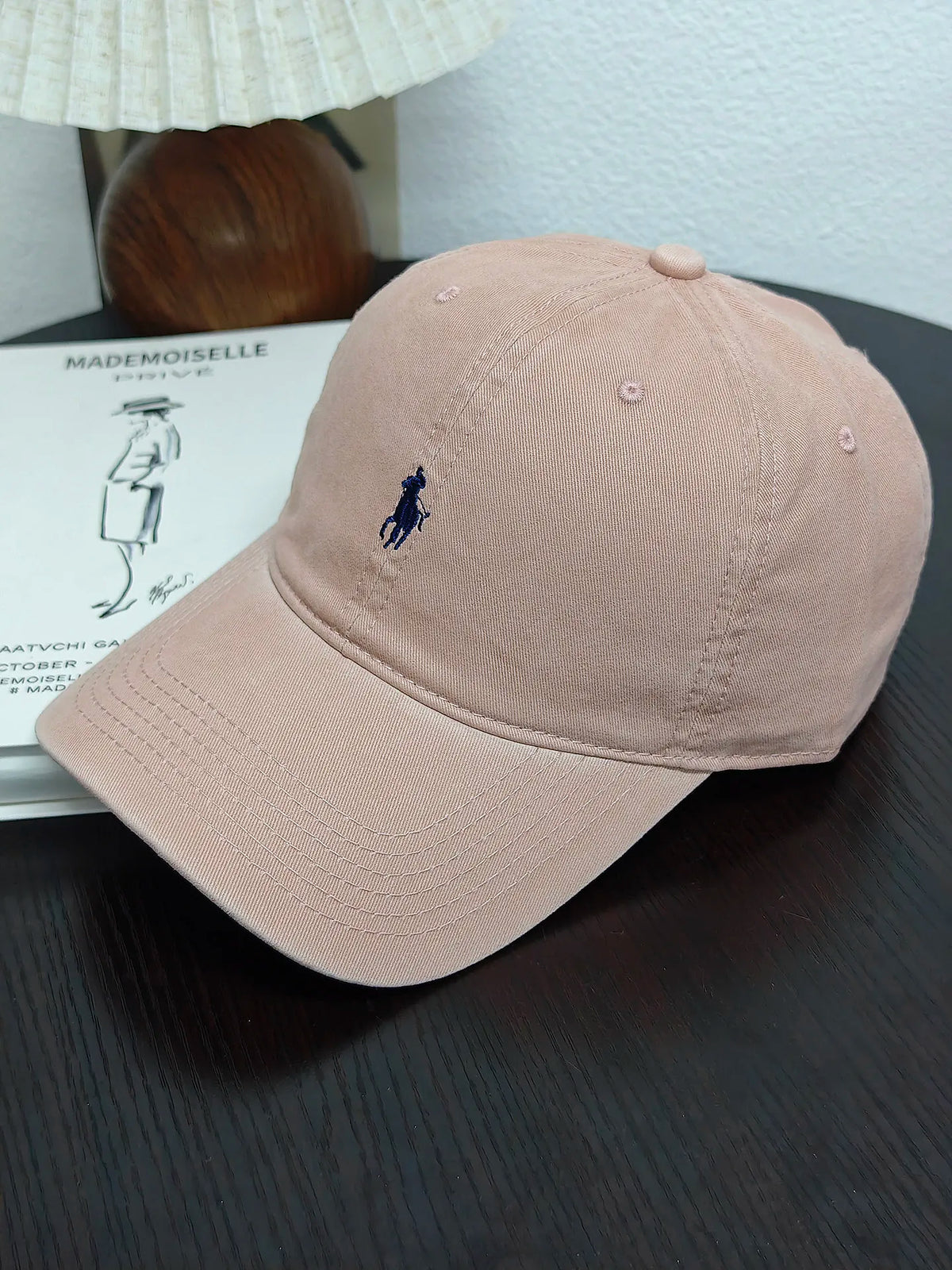 New Trendy Pony Embroidered Baseball Cap Showing Face Small Leisure Sports Cap
