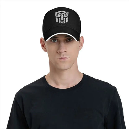 Transformer Autobots Film Print Baseball Cap Sandwich Hats Men Women