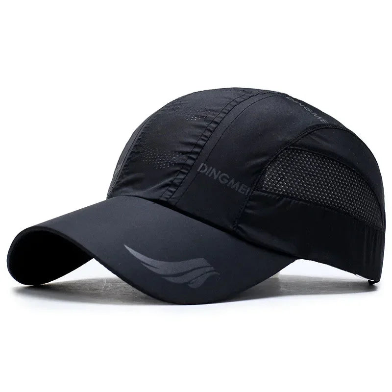 Summer Brand For Men Sports Running Sweat Baseball Cap Male Canada Golf Quick Dry Women Kpop Solid Snapback Bone Mesh Hat