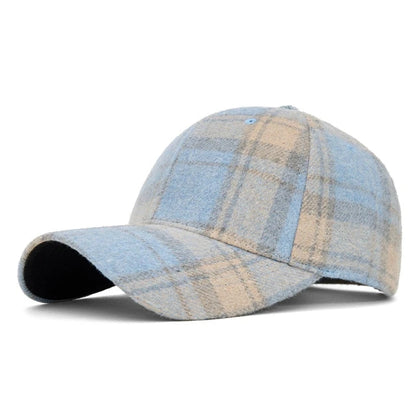 Men And Women New Classic Plaid Baseball Cap