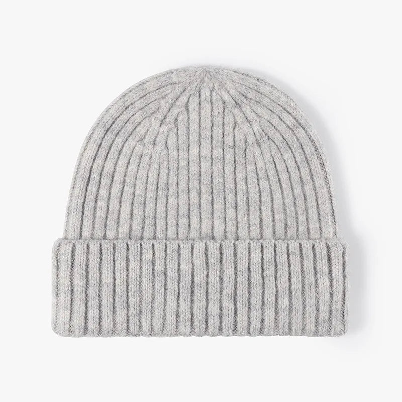 New Cool Women Man Autumn Winter Thick Wool Beanie Hat