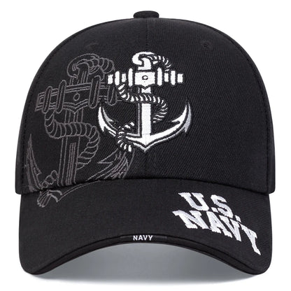 Unisex Anchor Embroidery Baseball Caps Spring and Autumn Outdoor