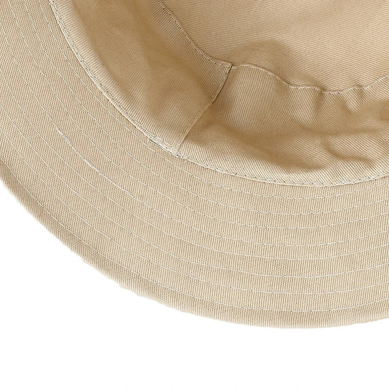 Solid Color Double Sided Fisherman Caps Women Autumn Spring
