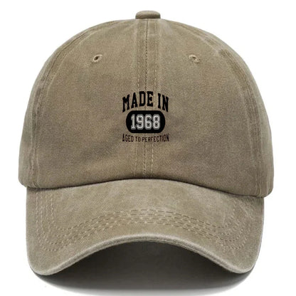 Customize 1968 Vintage Washed Cotton Baseball Cap